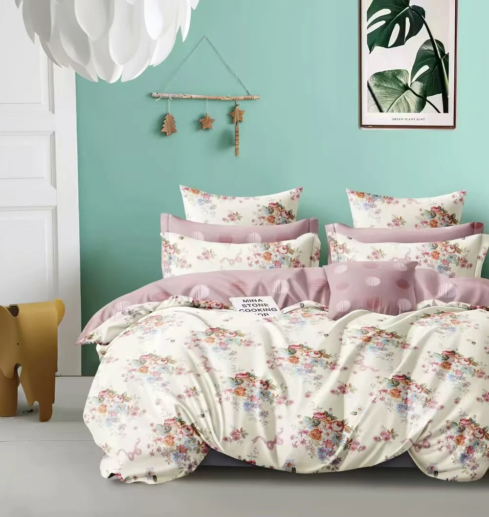 【富贵生花】2米x2.3米双人被罩亲肤加厚印花