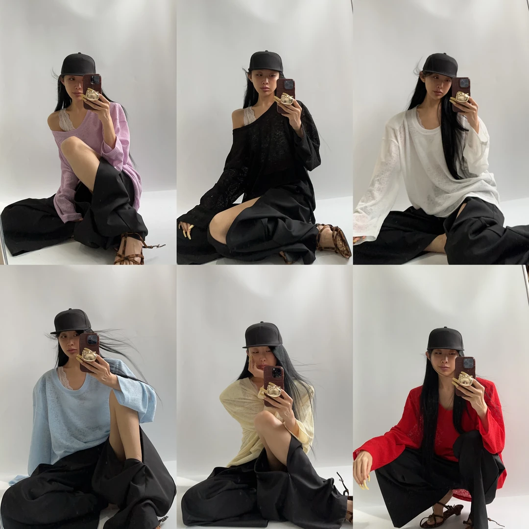 VIVISPLENDID20586#（定制款NO退NO换）百搭海盐风超大防晒衣