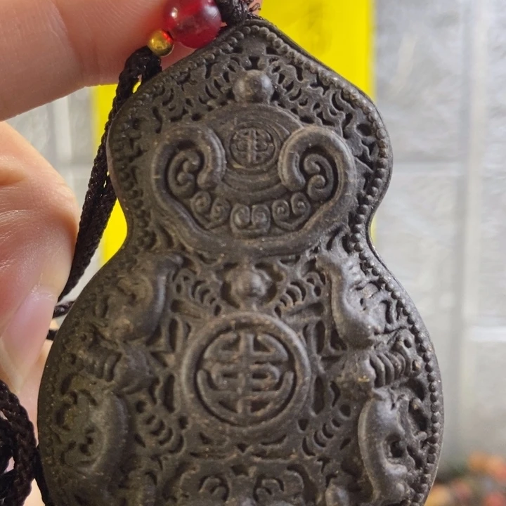 泥塑息肌葫芦吊坠