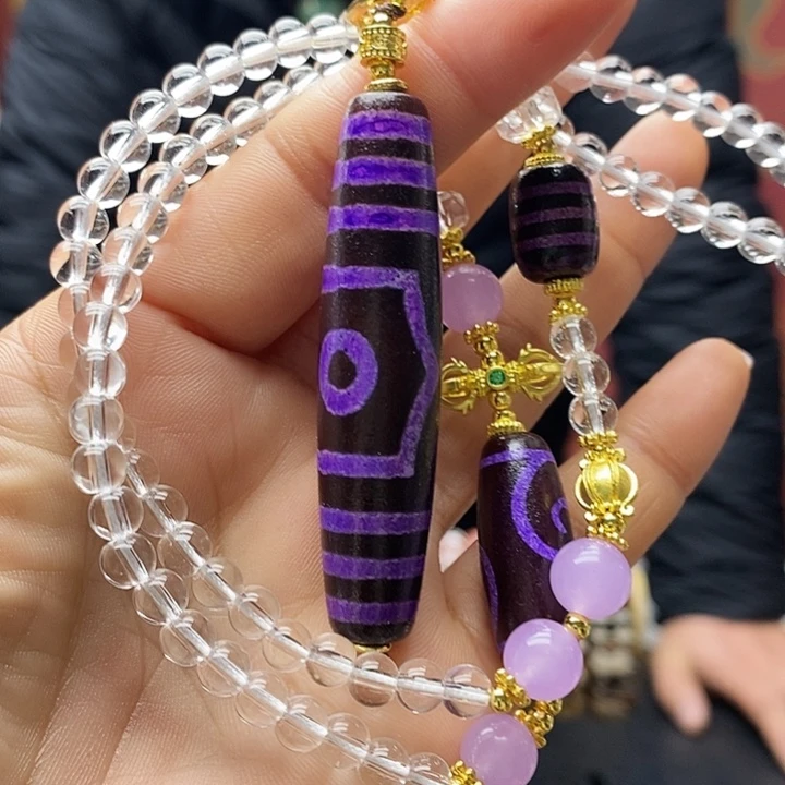 玛瑙/玉髓合金颈饰