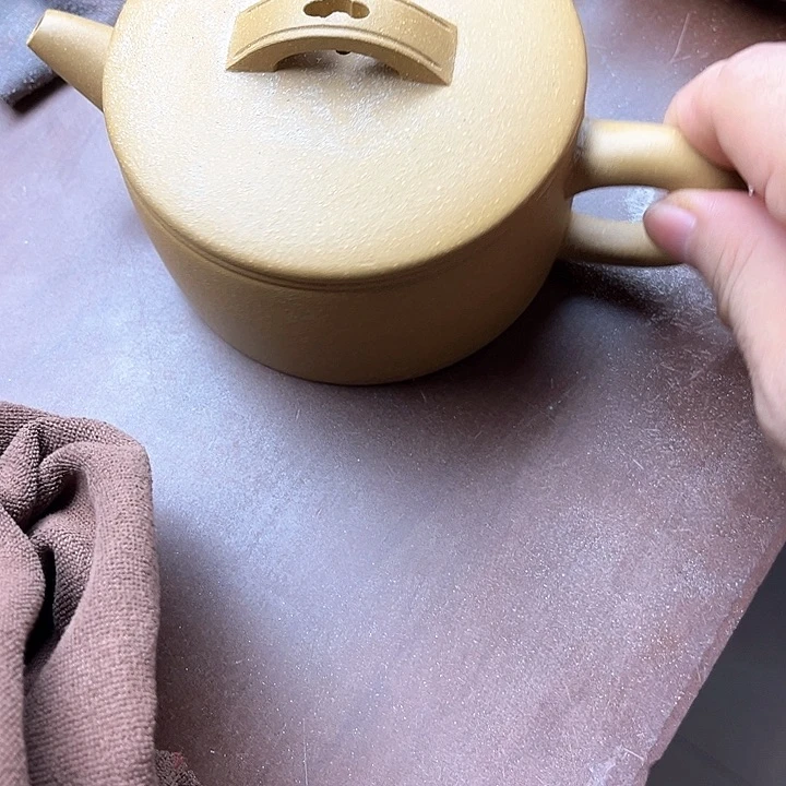 茶壶紫砂汉瓦黄段