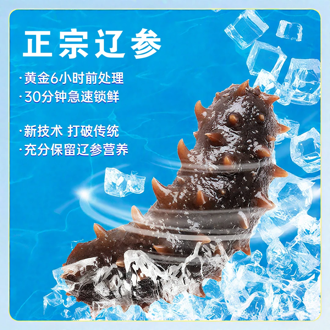 【大连即食海参】至尊装辽参0添加大连原产地工厂发货