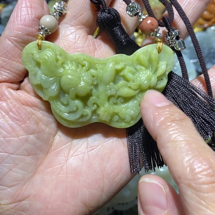 岫玉岫玉吊坠未镶嵌