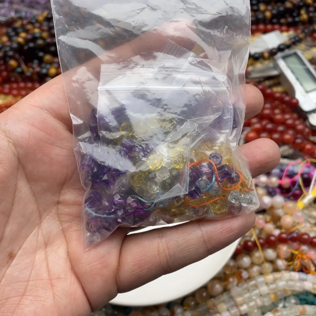 玛瑙/玉髓珠宝半成品未镶嵌打包散珠27