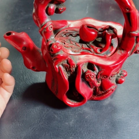 紫金钵盂菩提把件