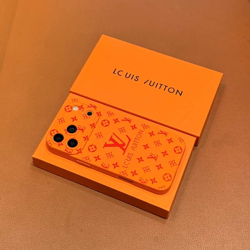 星宇橙老花苹果17Promax手机壳iPhone16pro新款15女14防摔13男air