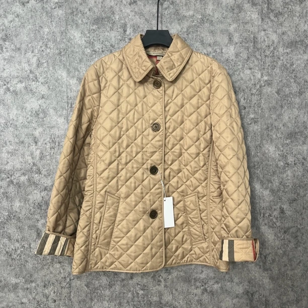 95新 BURBERRY/博柏利  Burberry卡其色棉服外套