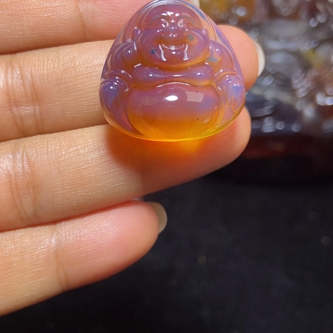 琥珀颈饰未镶嵌缅甸天然琥珀吊坠