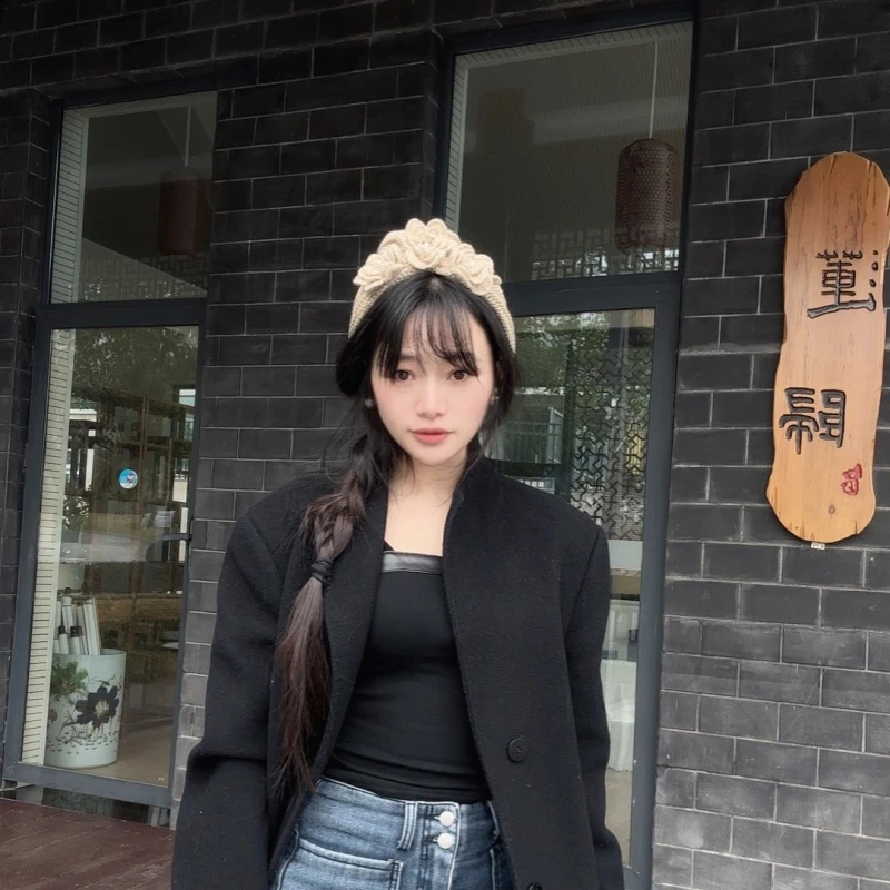 刺梨花系列毛衣  高颅顶帽子