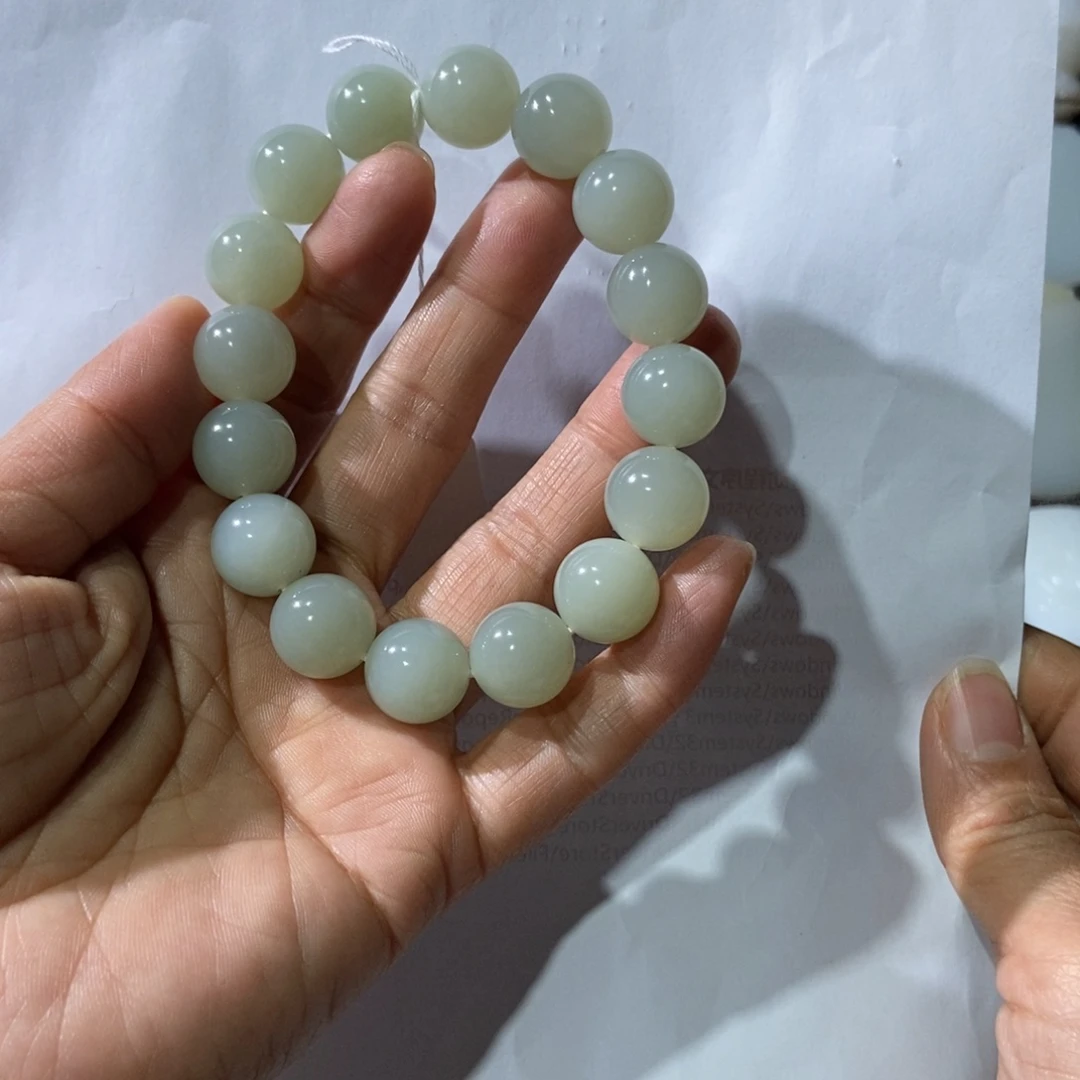 和田玉手链未镶嵌嘉*