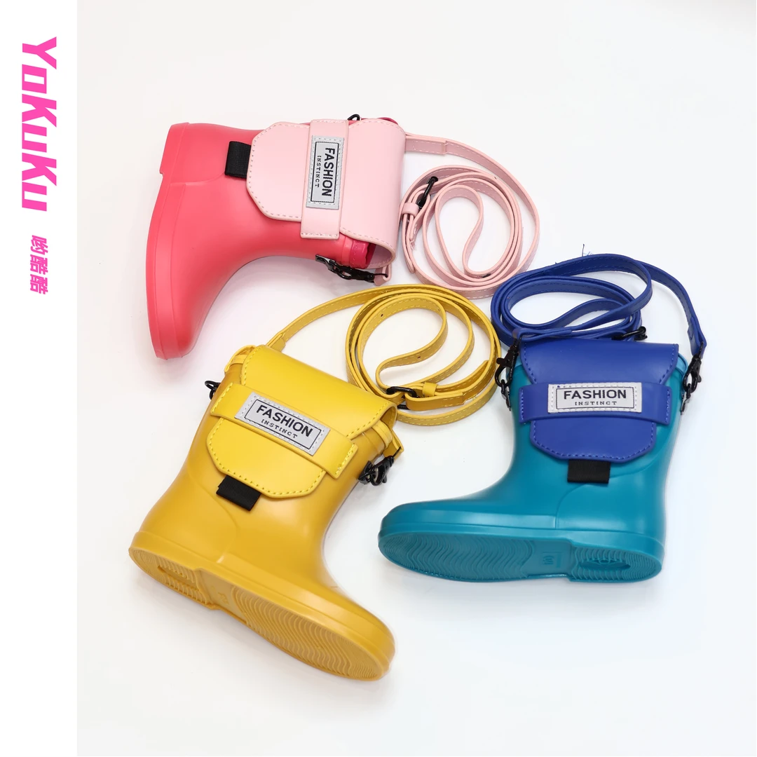 哟酷酷（独家记忆）手机包钥匙包斜挎轻便小众街头创意可爱雨靴防水