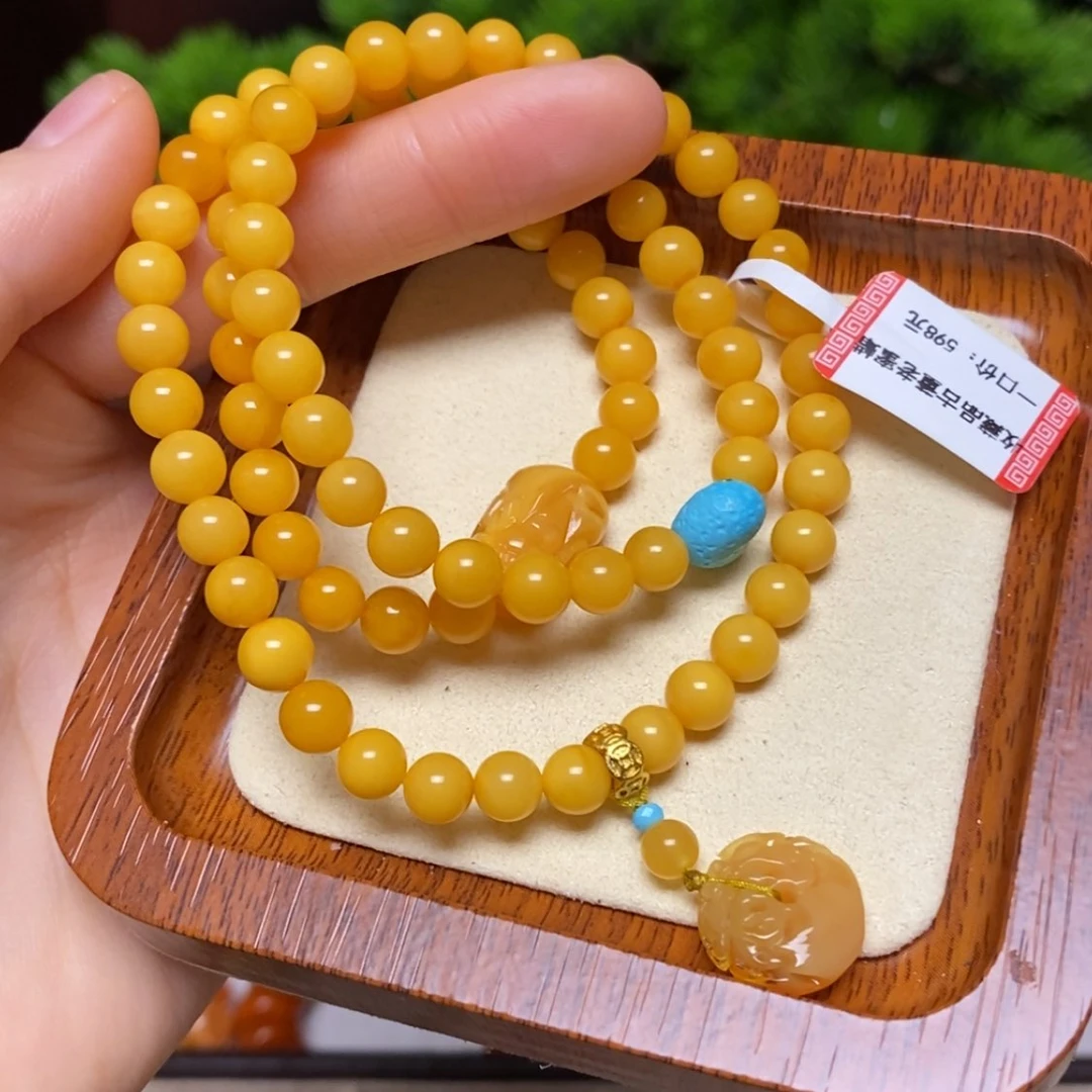 【闪购商品】手链蜜蜡未镶嵌手串