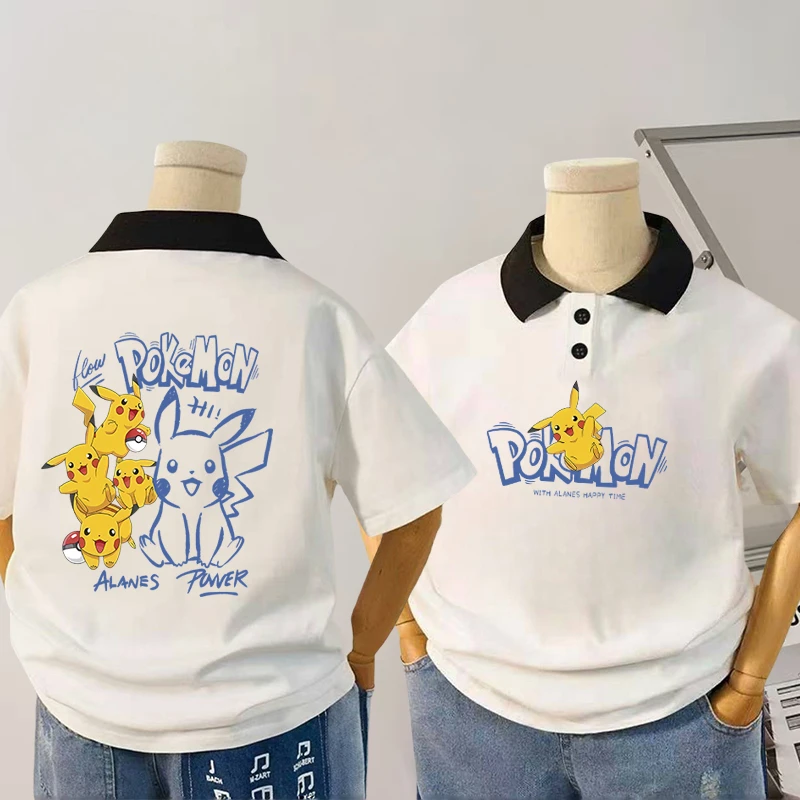 100纯棉儿童短袖翻领POLO衫新款夏季纯棉男童外穿上衣半袖洋气t恤