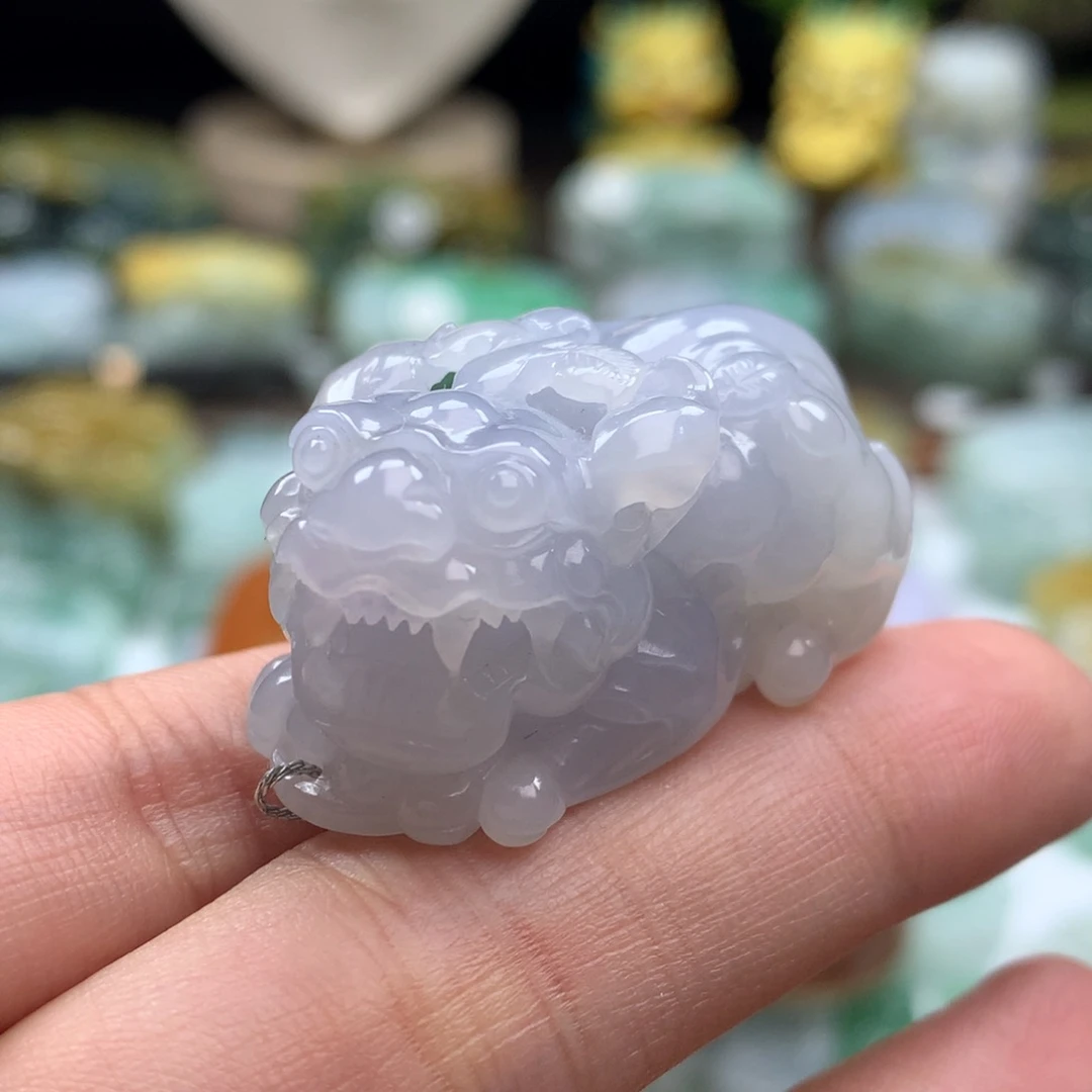翡翠未镶嵌颈饰貔貅20