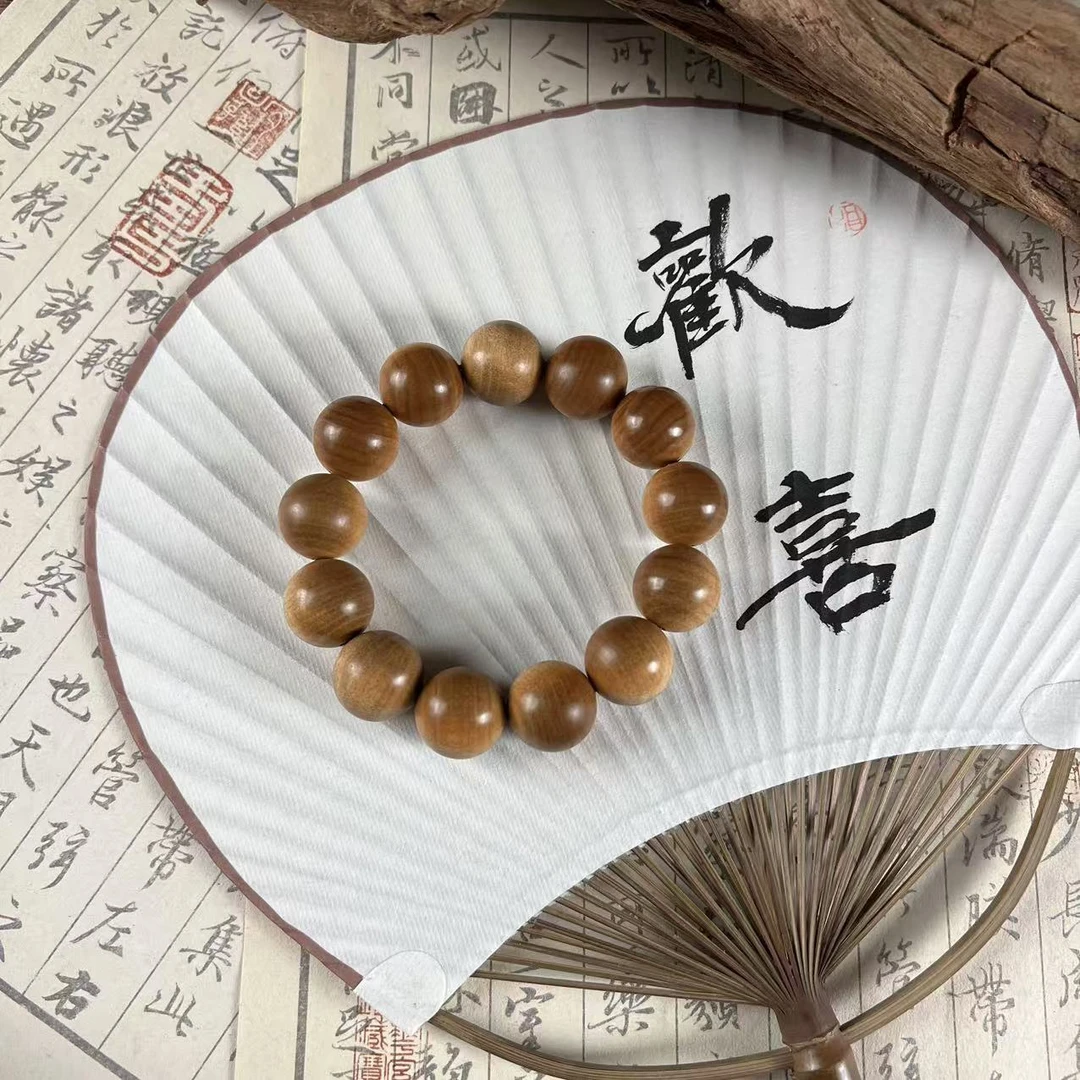 印度老山檀香 横纹奶香 1.8 手串