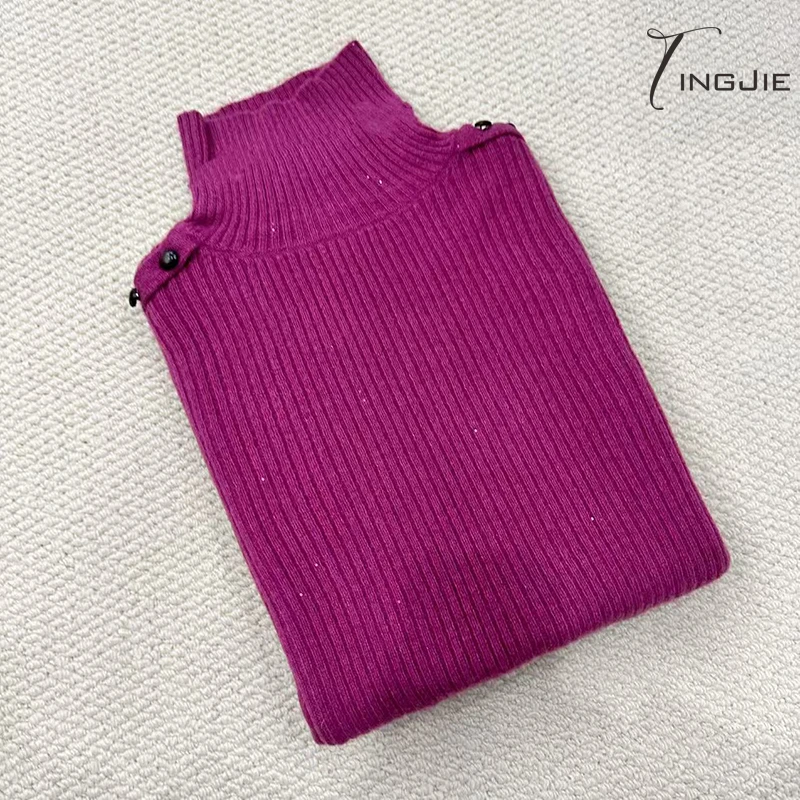 B2497长袖上衣针织毛衣上衣女