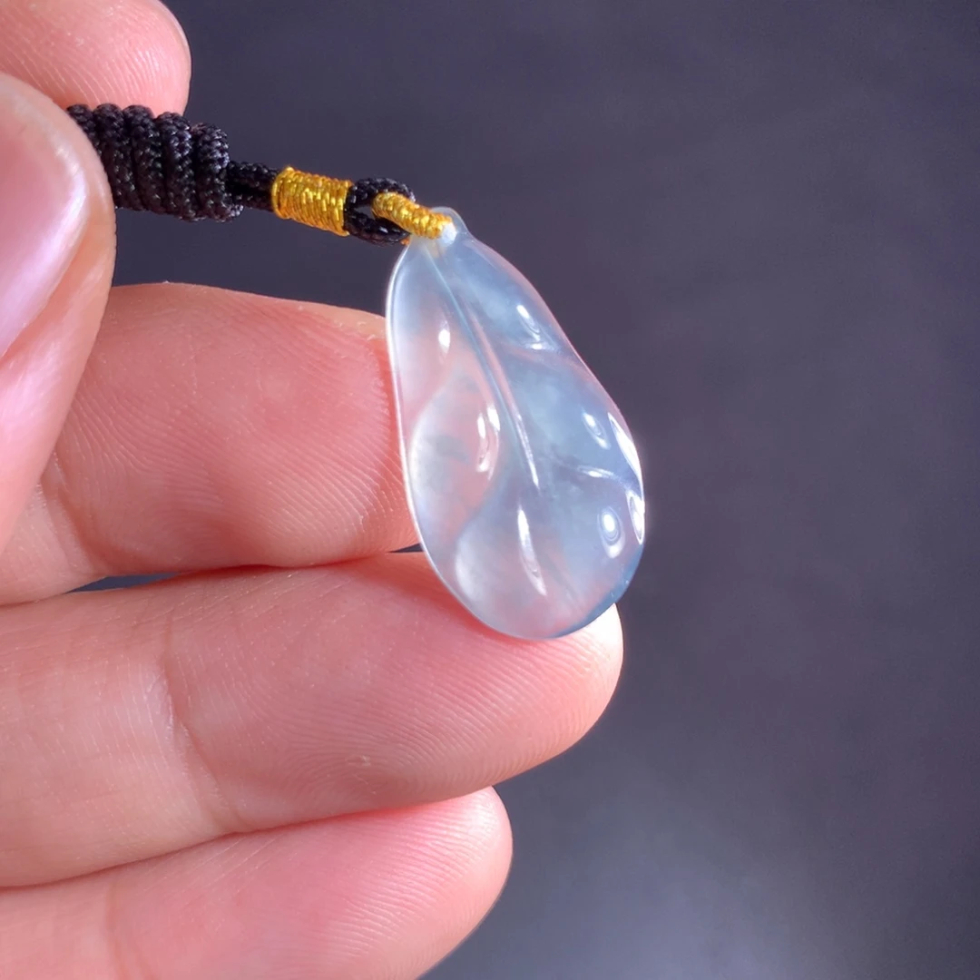 翡翠未镶嵌颈饰天然A货翡翠时尚气质女款吊坠挂坠