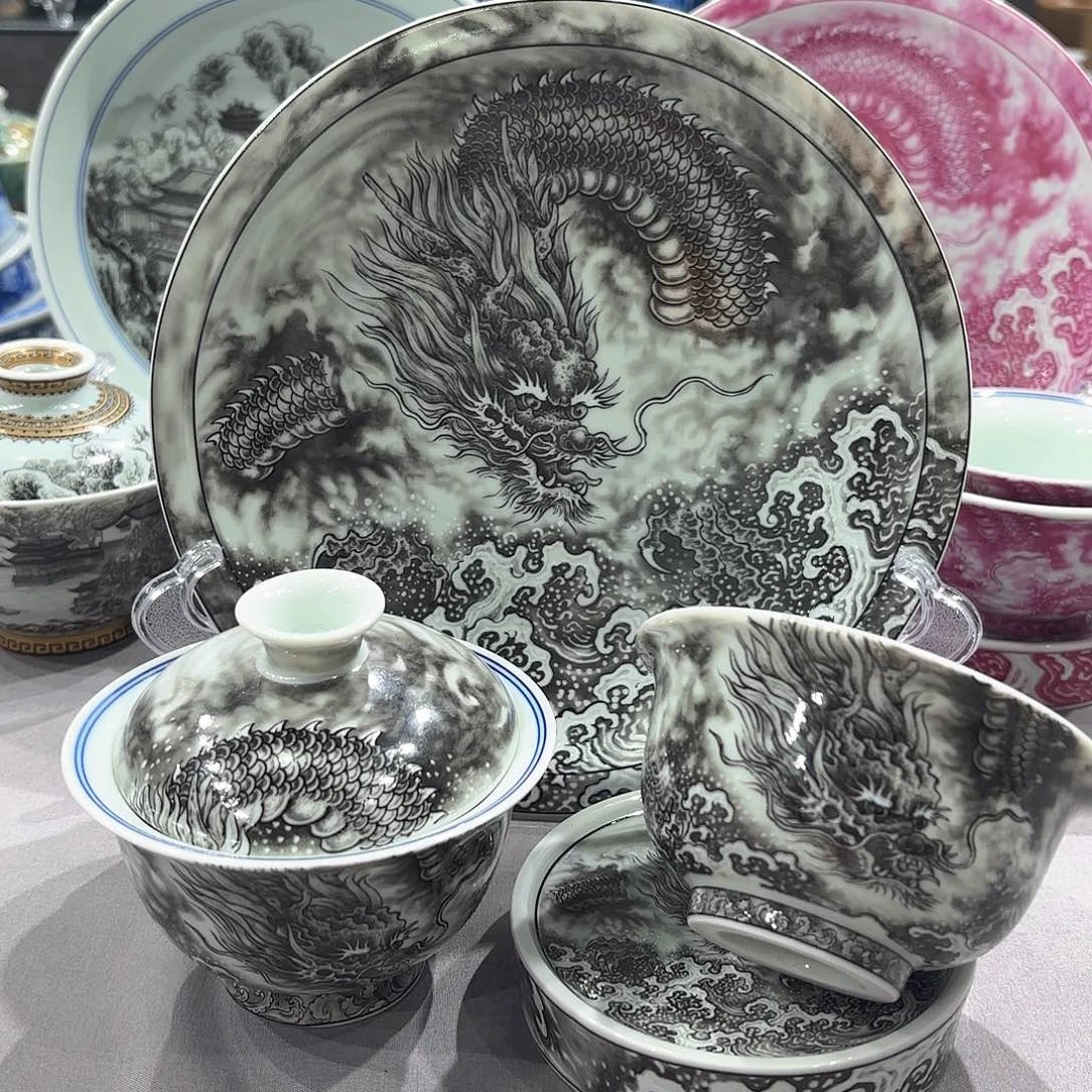 瓷片景德镇瓷器博物陈列