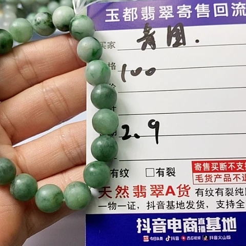 【闪购商品】翡翠挂件未镶嵌青****艺