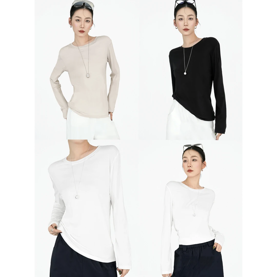 尼采 官方直营｜醋酸T｜美国醋酸➕兰精莱赛尔 多色入！裸感T恤61972