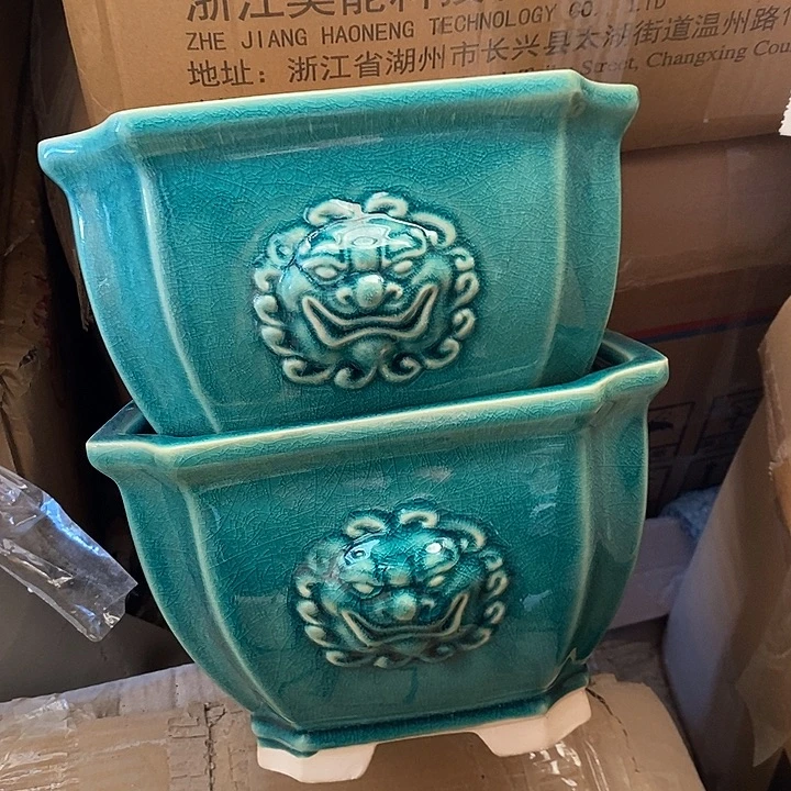 宜兴粗陶紫砂花盆40