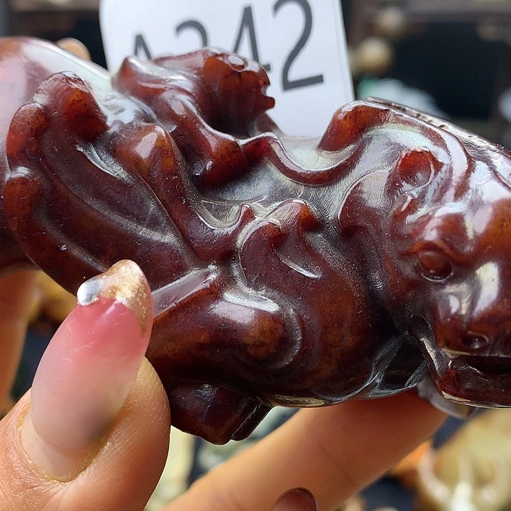 秀***师和田玉未镶嵌车挂