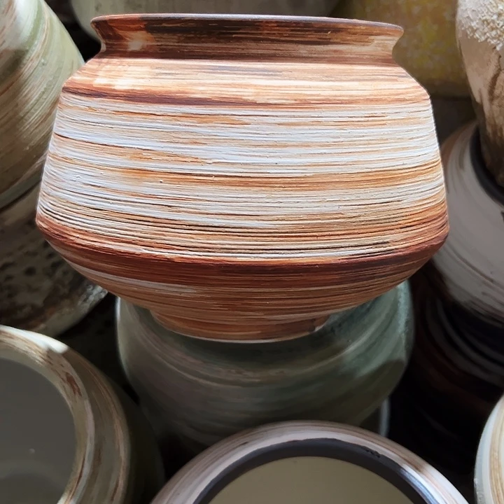 景德镇精品花盆栽口12高12