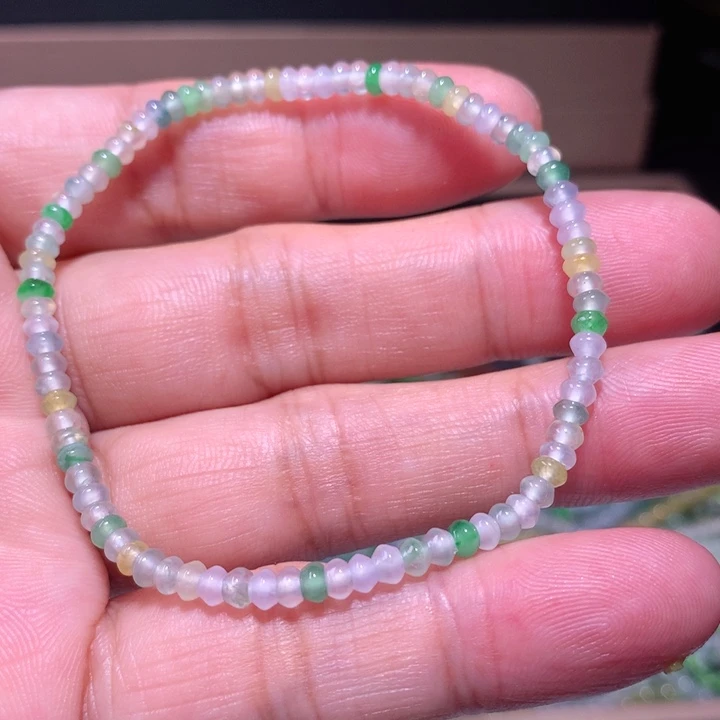 裸石翡翠冰种手串