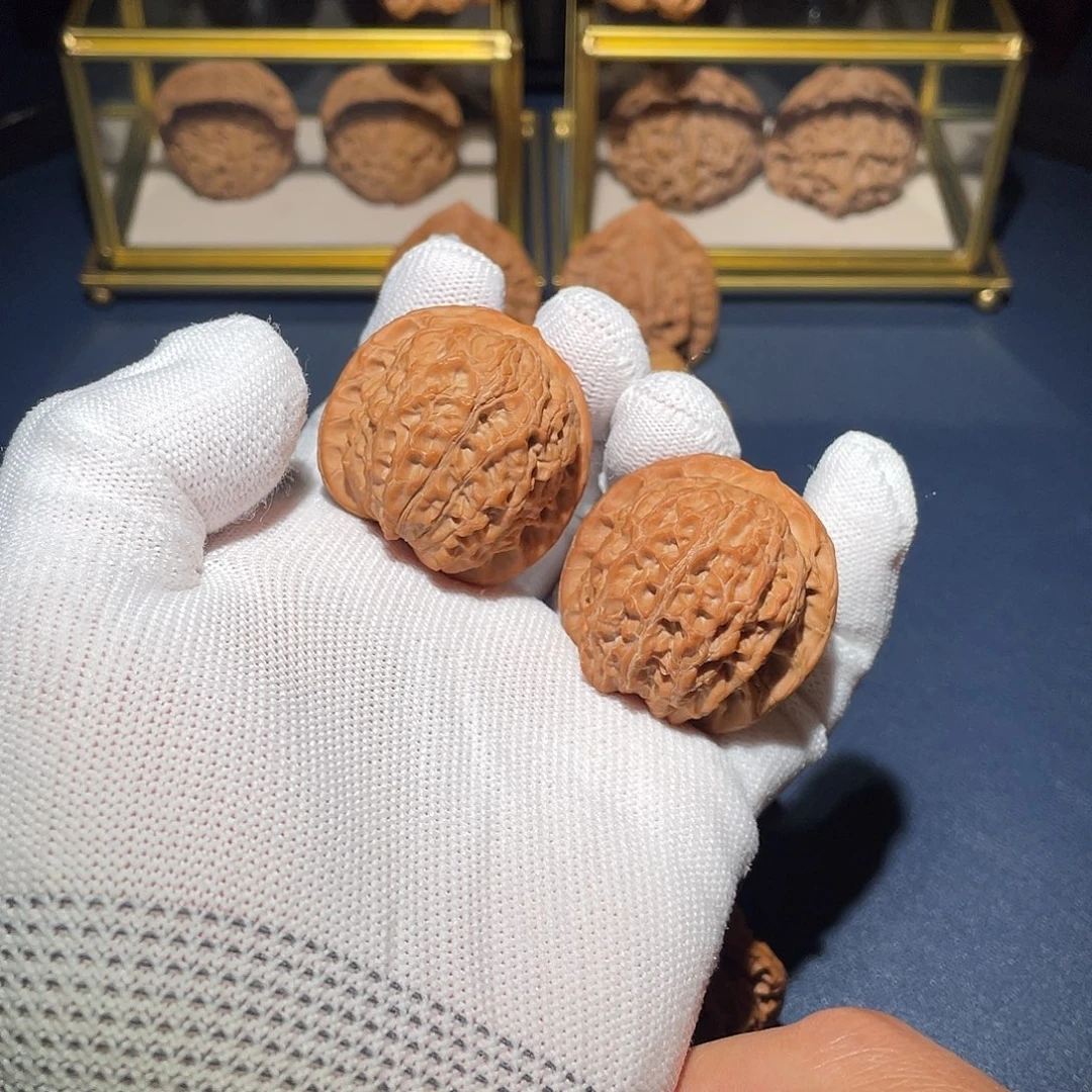 把件文玩核桃38平谷血麒麟