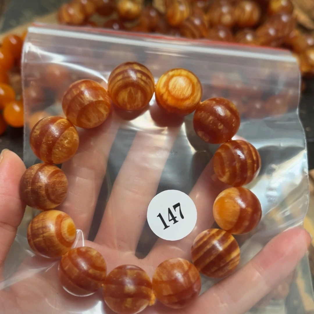 浪***使松木（琥珀木）手串/手链147号1.8