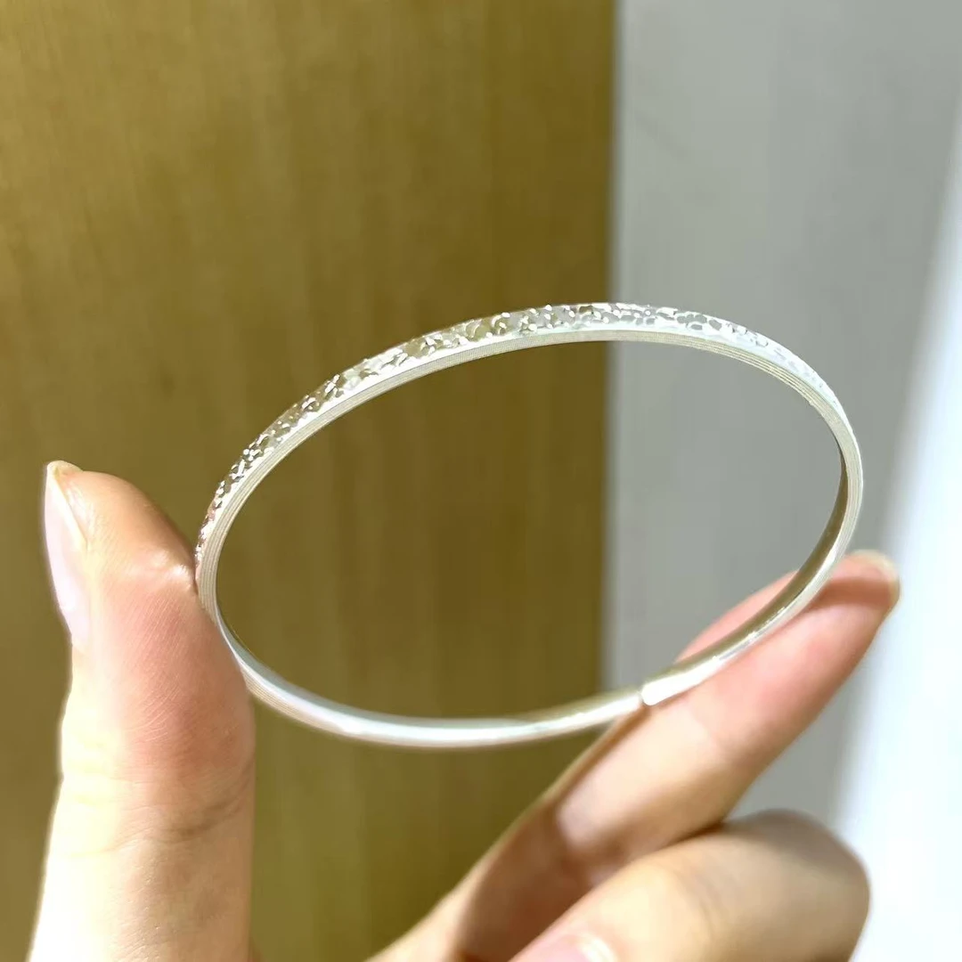 足银手镯 【小宝珠宝】9 T101500-足银手镯