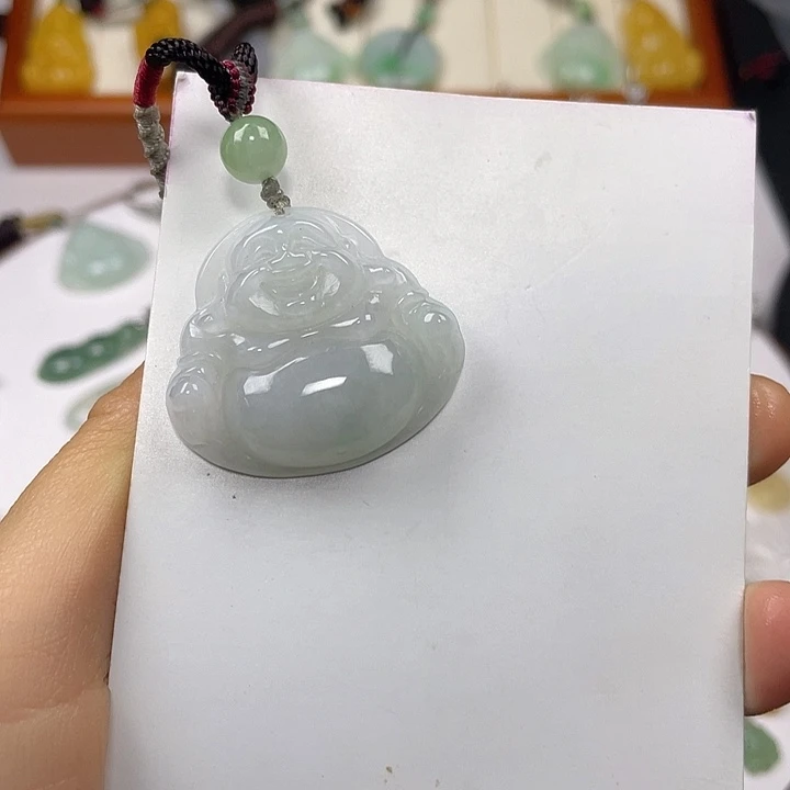 翡翠项链未镶嵌K*n大佛公