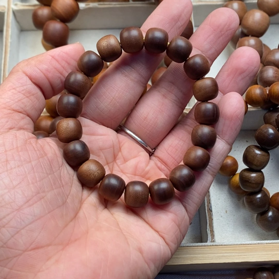 檀香木手串/手链1011奶香微瑕