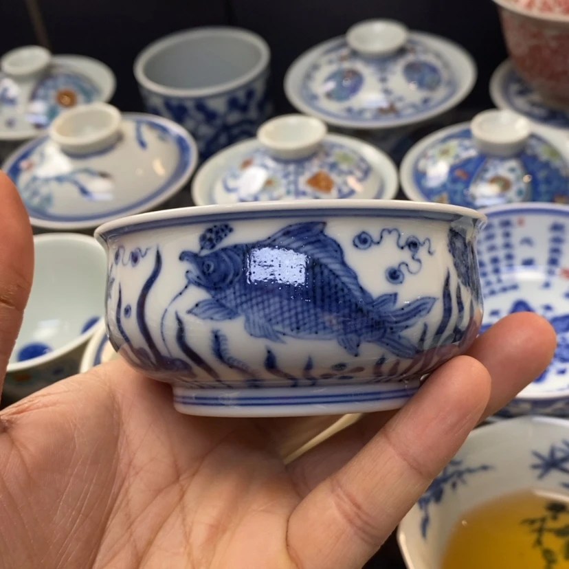 【闪购商品】景德镇青花主人杯