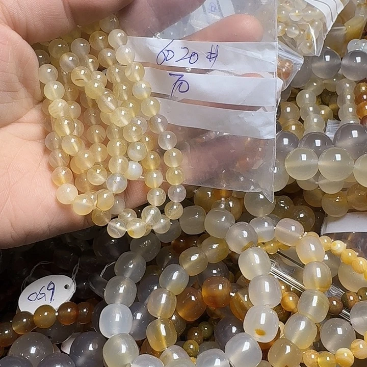 玛瑙/玉髓项链未镶嵌听**月66020