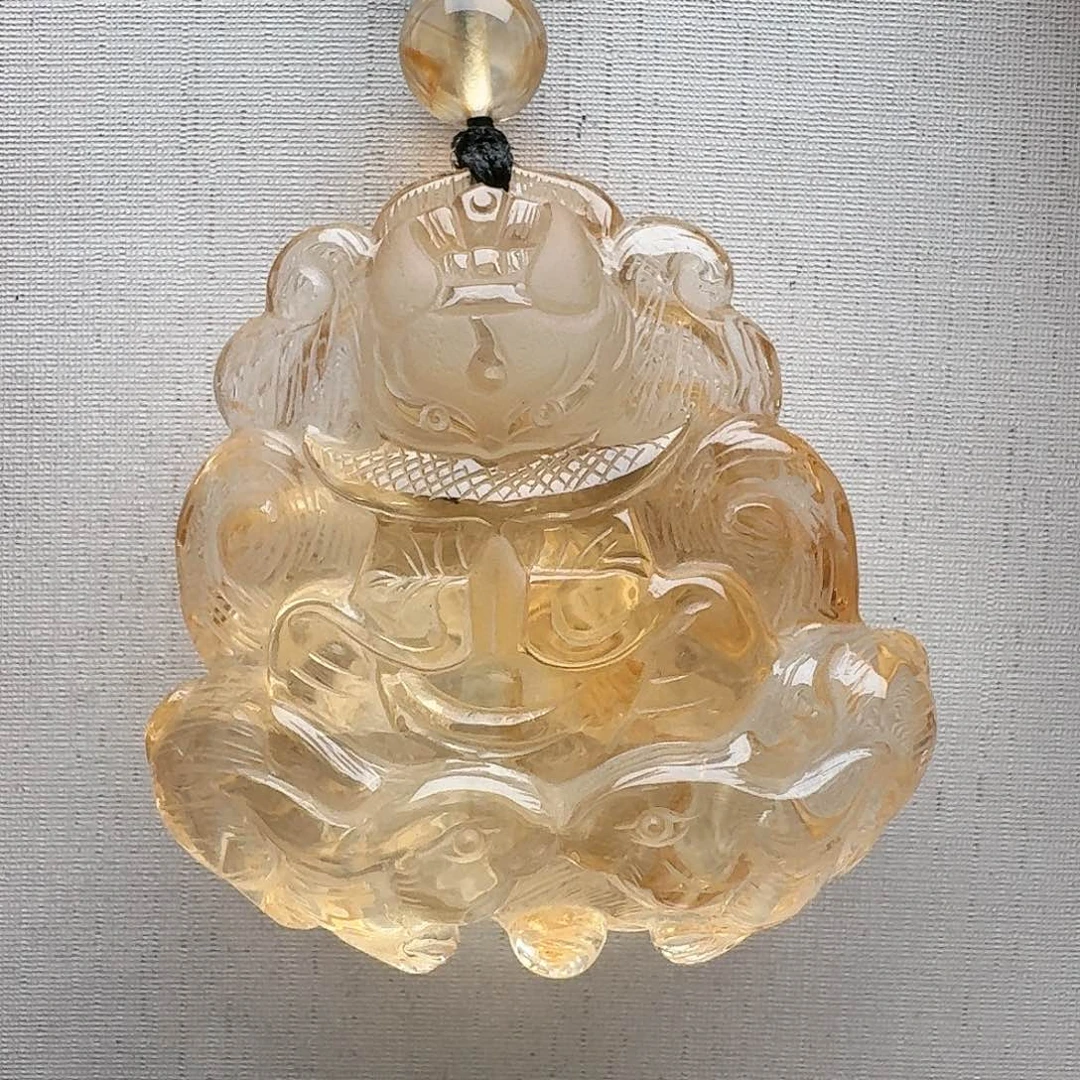 合金项链水晶九尾狐突飞梦境