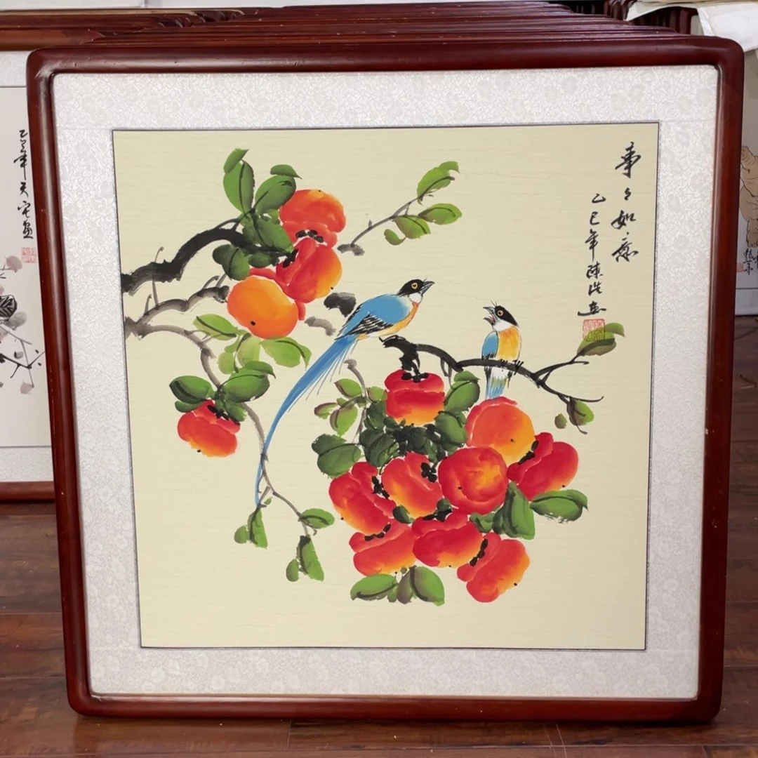 国画带框尺寸63*63厘米