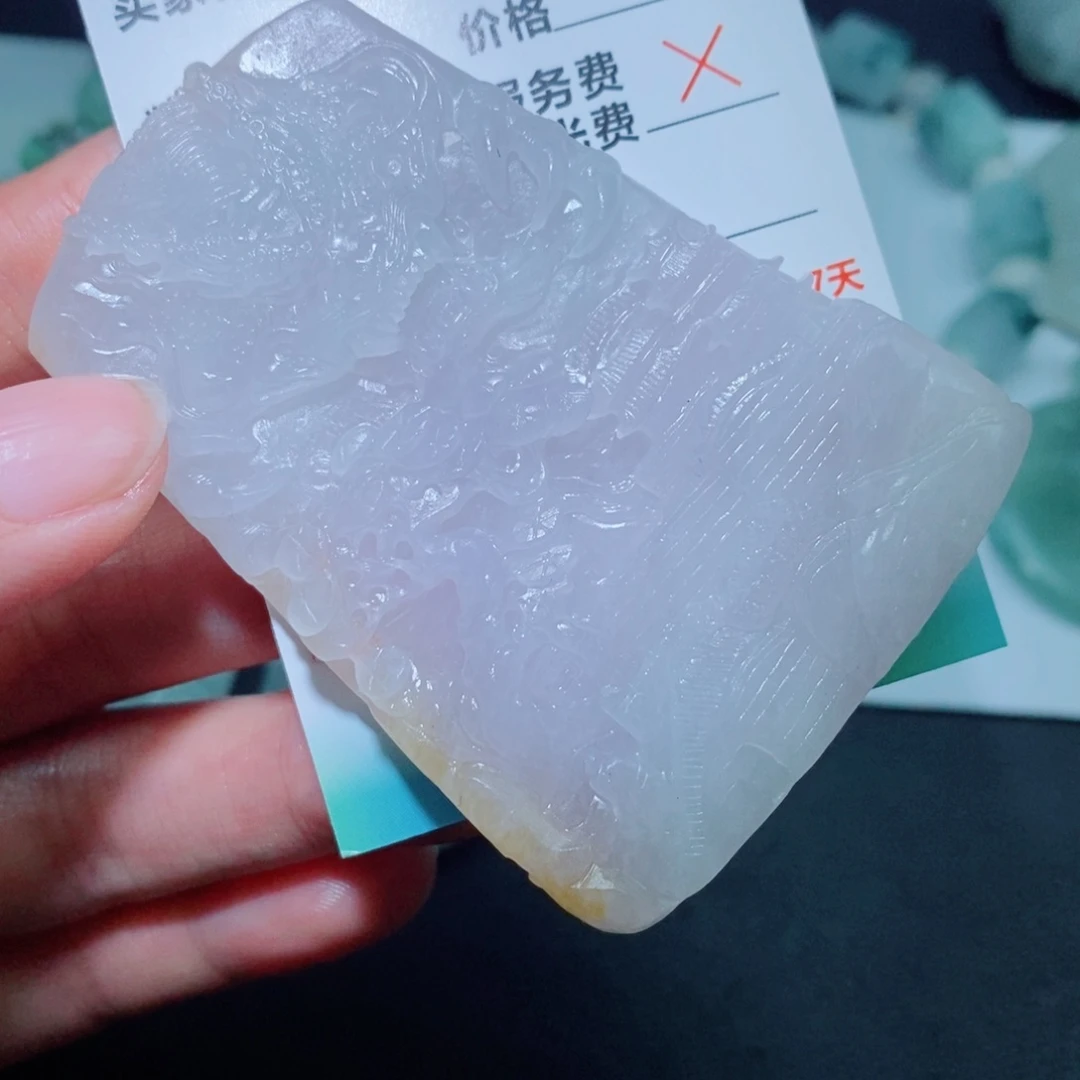 定制翡翠未镶嵌吊坠