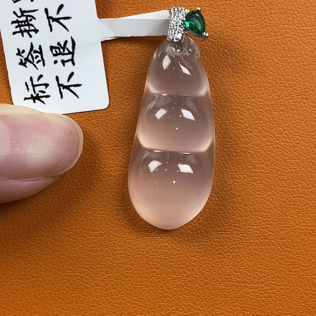 银S925镶嵌戒指石英质玉