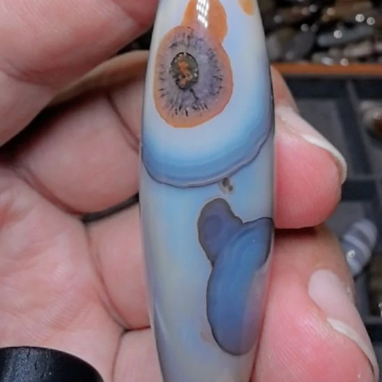 玛瑙/玉髓裸珠_ HEIMORI 天然天珠