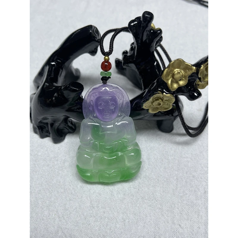 【闪购商品】高冰春彩观音 吊坠未镶嵌A41