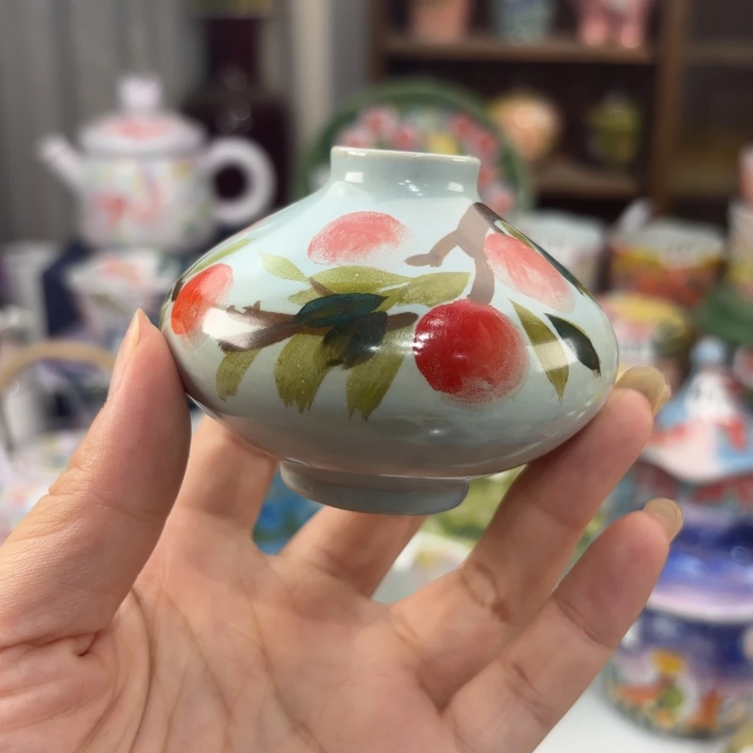 景德镇手绘高温釉下彩陶瓷茶具