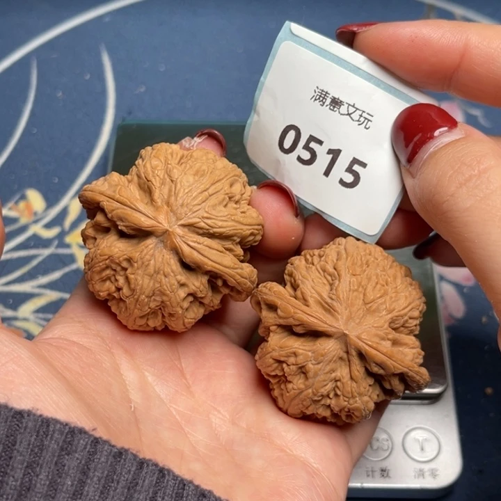 文玩核桃把件粗筋45.0515