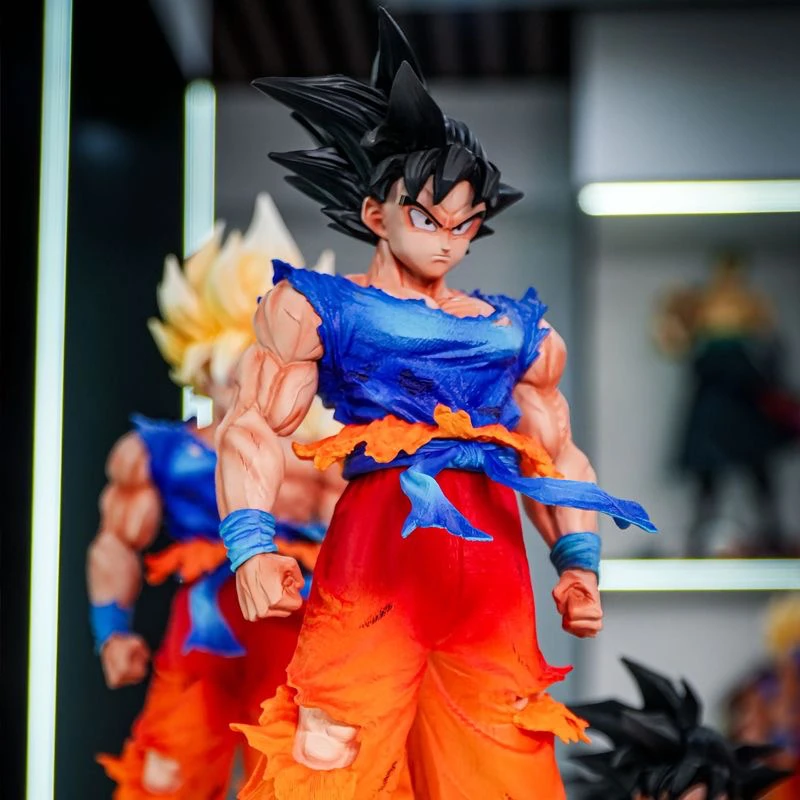 JD初超悟空超级赛亚人七龙珠动漫周边礼品GK手办模型摆件雕像限量