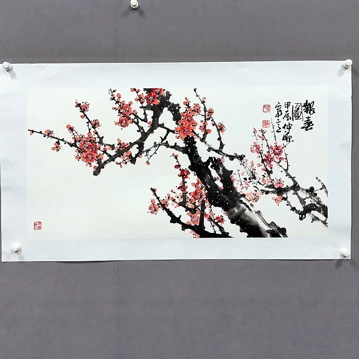 国画亲笔手绘放心去藏