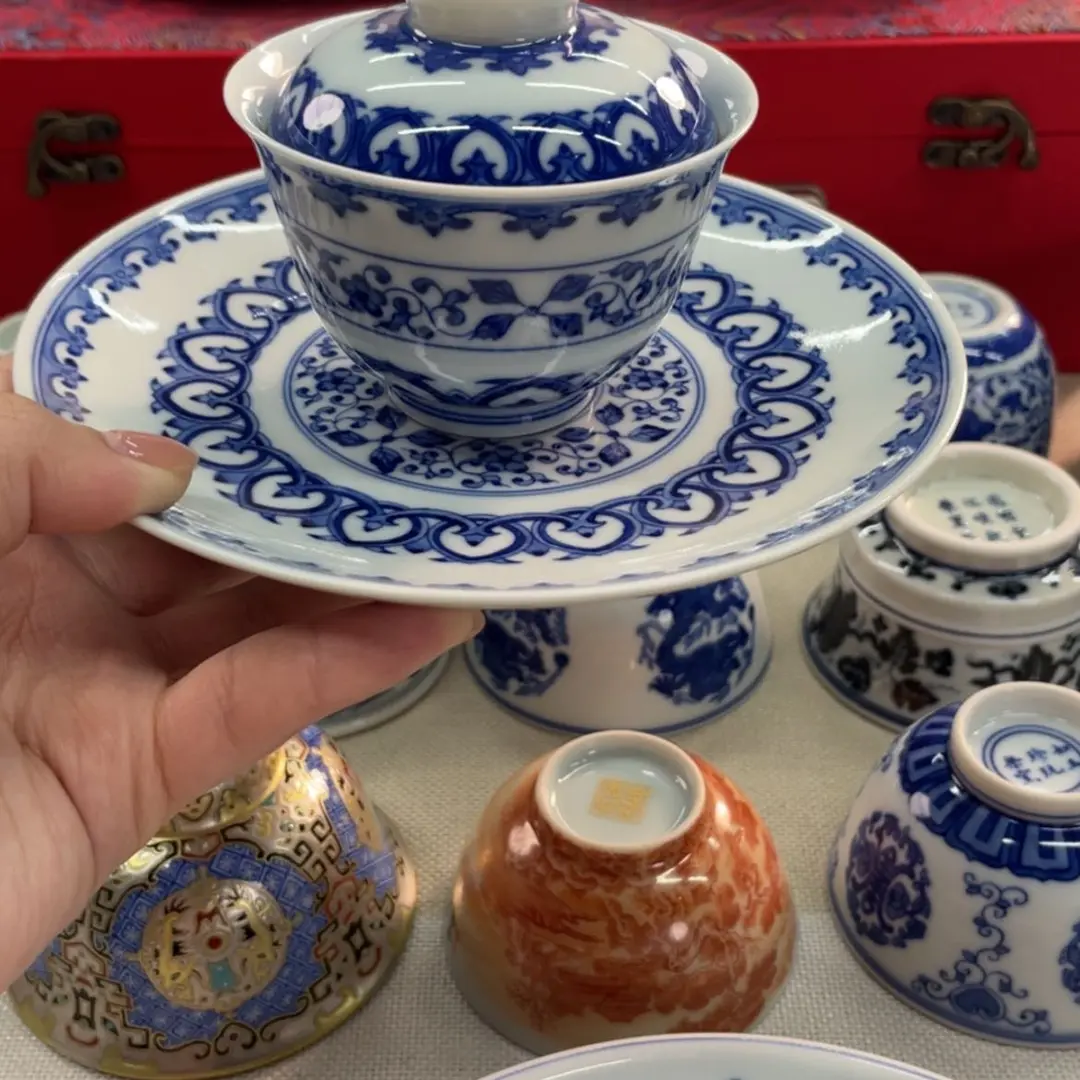 【闪购商品】清****)陶瓷艺术陶瓷茶具