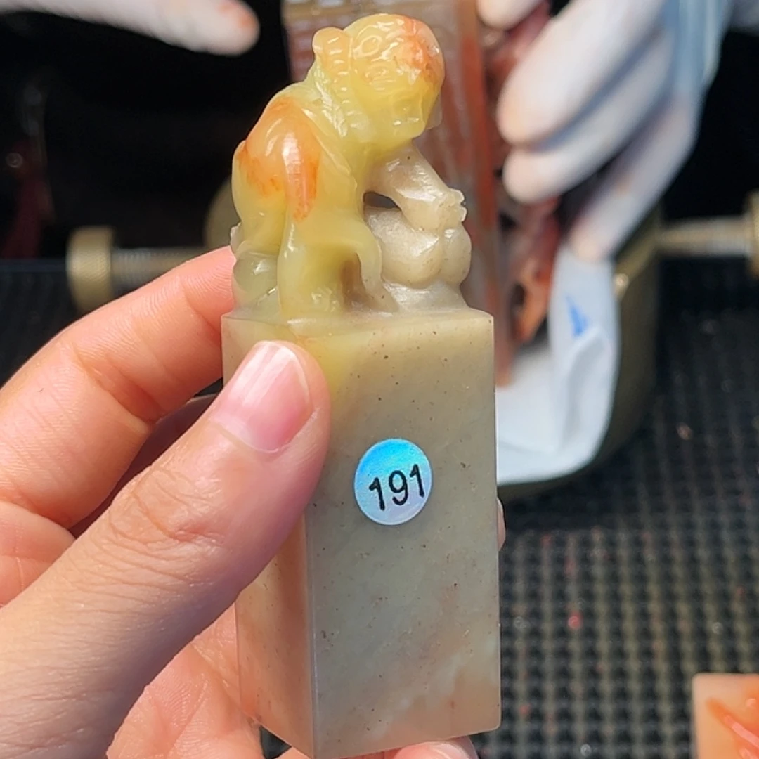 寿山石印石我想吃东西我自己