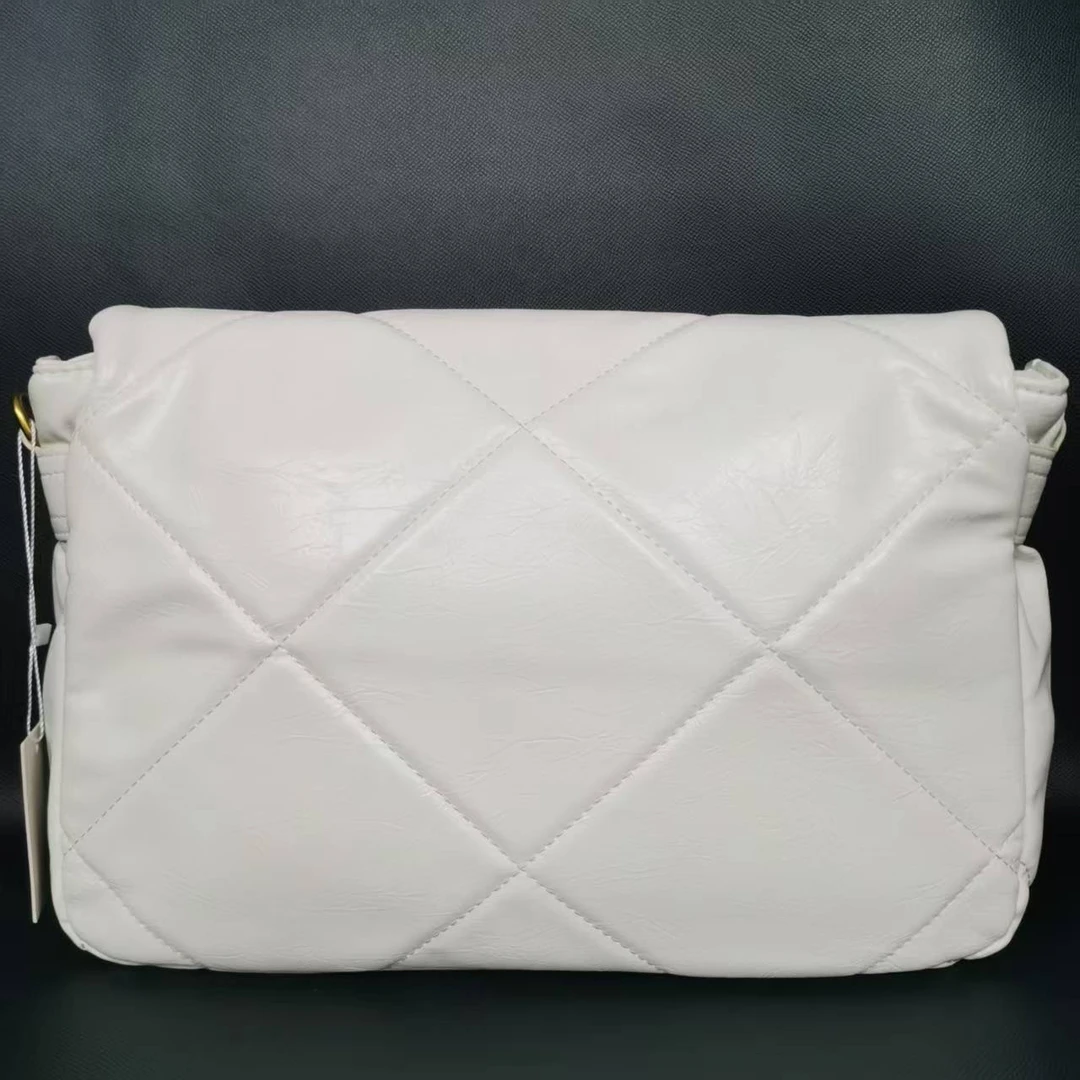 SMVP 高定奢品 潮流打造真皮女士潮流包斜挎包 10948 白色