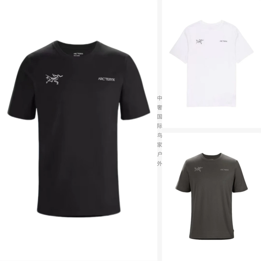 ARC'TERYX/始祖鸟 Split SS T-shirt 美式简约户外圆领短袖T恤
