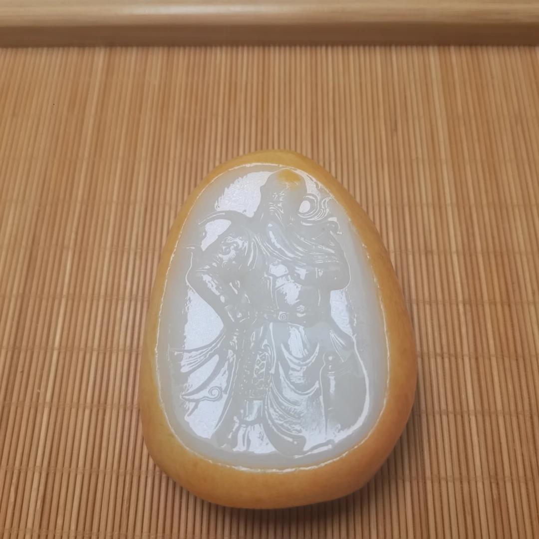 新疆和田玉忠义千秋关公261克